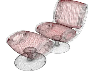 Modern Chair 3D Model preview