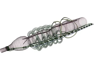 Earthworm 3D Model preview