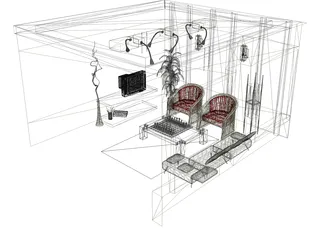 Room 3D Model preview