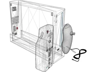 Nintendo Wii 3D Model preview