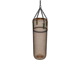 Punching Bag 3D Model preview