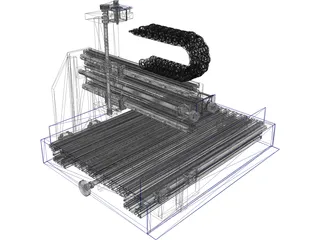 CNC Stepper 3D Model preview