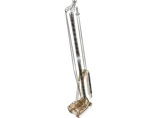 Pile Drilling Machine 3D Model preview