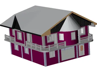 House Victorian 3D Model preview