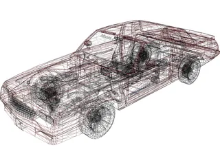 Chevrolet Monte Carlo SS (1986) 3D Model preview