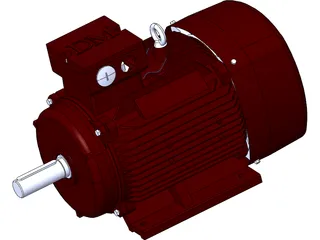 Electric Motor DM1-160L-18.5kW 3D Model preview