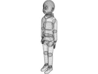 Boy 3D Model preview