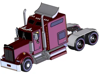 Truck 3D Model preview