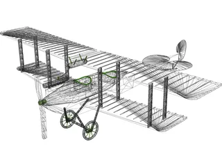 Aviatik 3D Model preview