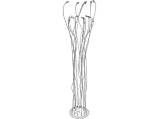 Ceiling Lamp Terra 3D Model preview