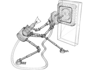 Bulb Man 3D Model preview
