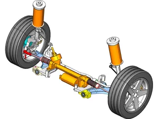 Suspension 3D Model preview