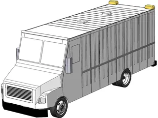 Freightliner MT-55 3D Model preview