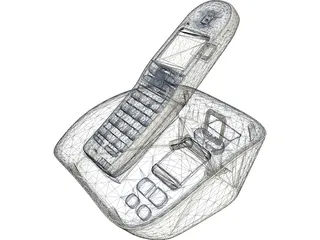 Philips N080211 Phone 3D Model preview