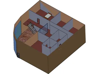 Modern House 3D Model preview