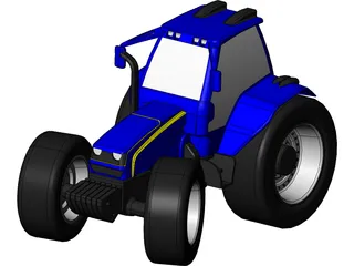 Tractor 3D Model preview
