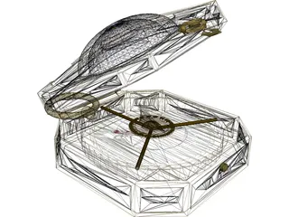 Compass Jack Sparrow 3D Model preview