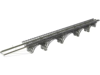 Bloor Viaduct Bridge 3D Model preview