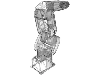 Fanuc LR Mate Robot 3D Model preview