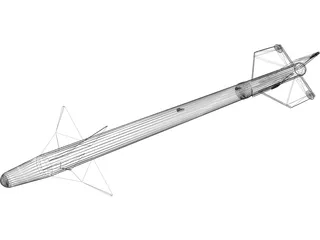 AIM-9 Sidewinder 3D Model preview