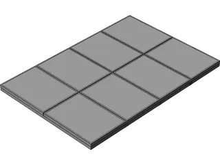 Solar Panels 3D Model preview