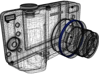 Samsung s1050 Camera 3D Model preview