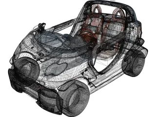 SMART Crossblade 3D Model preview