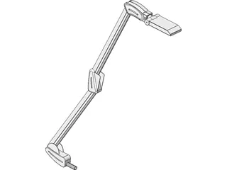 Luxo Maximum Arm 3D Model preview