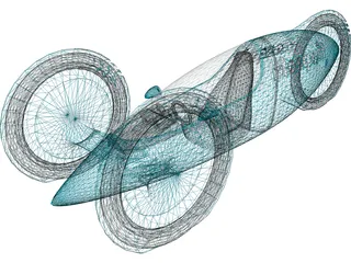 Mosquit Concept Car 3D Model preview