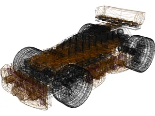 Lego Racer 3D Model preview
