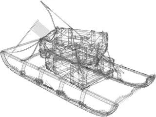 Antartic Sled 3D Model preview