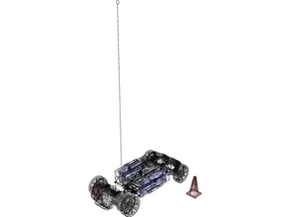 Kyosho Mini-Z MR01 (Micro RC Car) 3D Model preview
