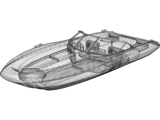 Lancha 3D Model preview