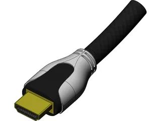 HDMI Plug 3D Model preview