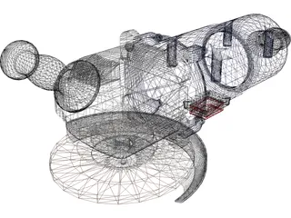 Grinder Angle 3D Model preview