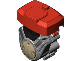 Vanguard 356400 Engine 3D Model preview