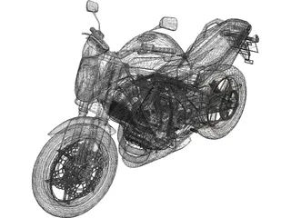 Kawasaki ER-7 3D Model preview