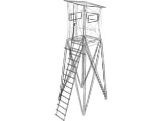 Hunting Blind 3D Model preview