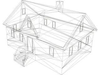 House 3D Model preview