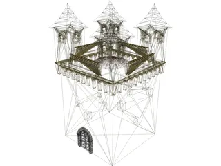 Medival Castle 3D Model preview