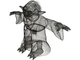 Star Wars Yoda 3D Model preview