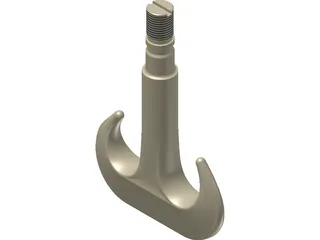 Crane Hook GD80 3D Model preview