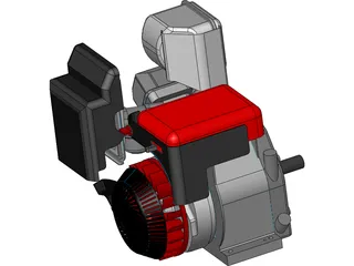 Briggs&Stratton Baja Engine 3D Model preview