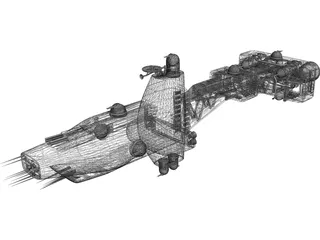 Babylon 5 Hyperion 3D Model preview