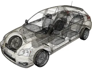 Toyota Corolla 3D Model preview