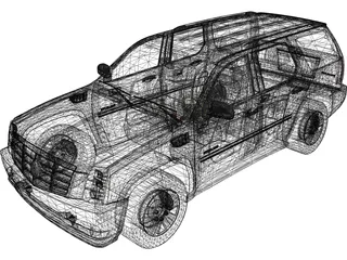 Cadillac Escalade 3D Model preview
