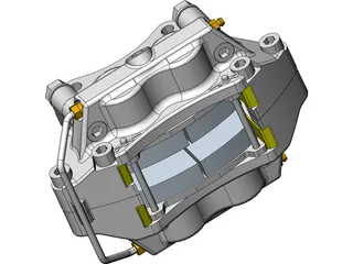 Brake Caliper 3D Model preview