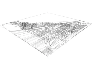 Seattle City 3D Model preview