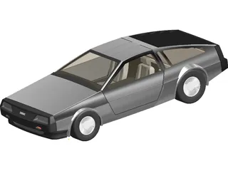 DMC DeLorean (1980) 3D Model preview