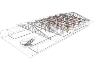 Photography Museum Thessaloniki Greece 3D Model preview